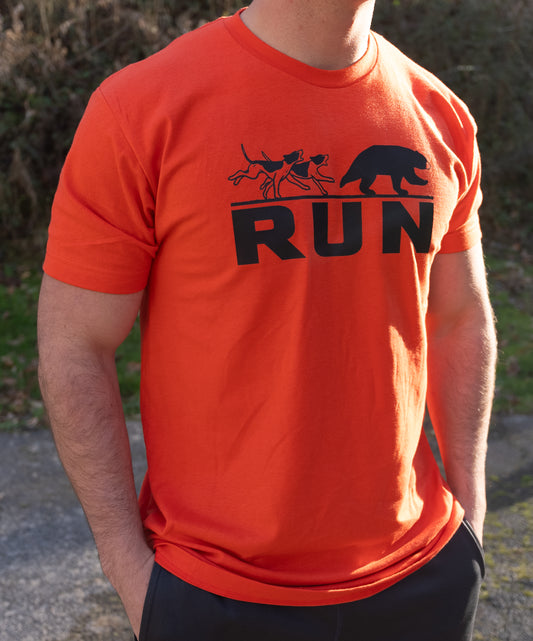 RUN Orange Shirt