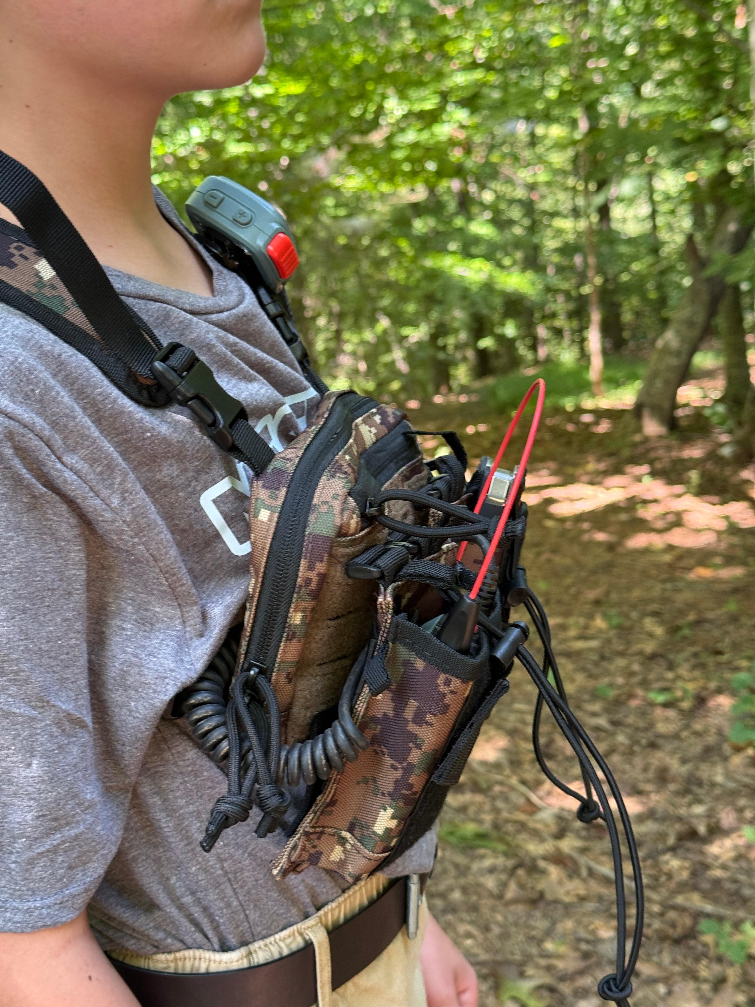 KP Youth Chest Harness - Camo